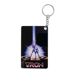 Tron 1982 Movie Poster Keychain